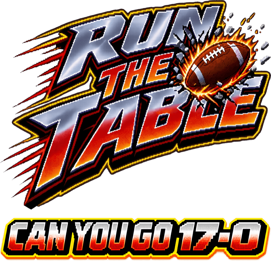 Run the Table — can you go 17-0?